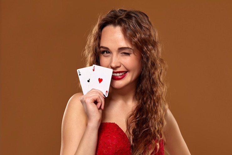 Tampilan meja Blackjack rjs138 dengan dealer langsung, kartu, dan opsi betting di layar mobile